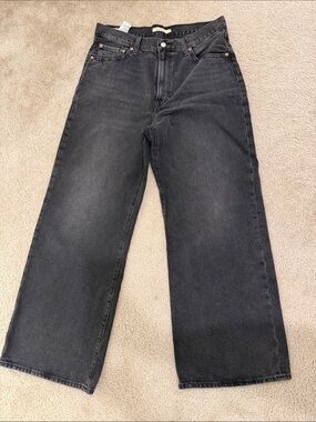 Levi's Black Wide-Leg Jeans